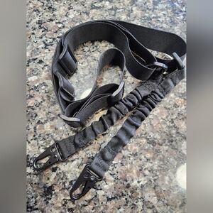 Tactical Adjustable Two Point Sling Strap in Black